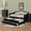 Lit de jour simple avec couchette et tiroirs-1017475689
