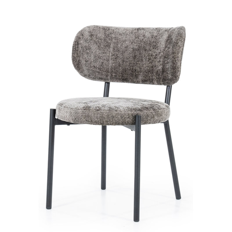 Chaise d'appoint en tissu Oasis, Brun