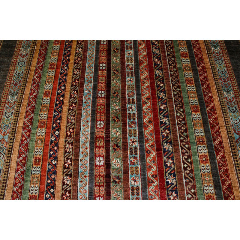 Tapis tribal turc multicolore 7 x 7 x 7