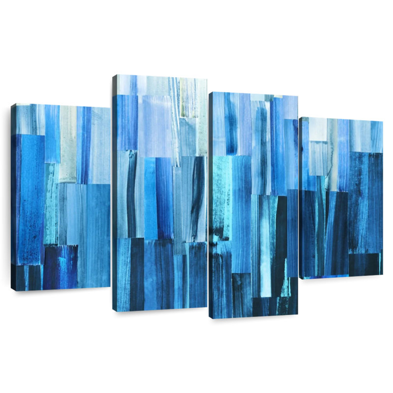 Couches bleues glacées Avery, H 22 po x l 36 po