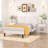 4 Pieces Bedroom Set Upholstered Bed Frame, 4-Drawer Dresser And Nightstand Set-430871445