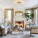 4-light Handcrafted Glass Bubble Semi-flush Mount