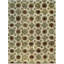 9x12 Green Hand-Knotted Wool Orbiting Concentrics Geometric Modern Contemporary Carpet Rug