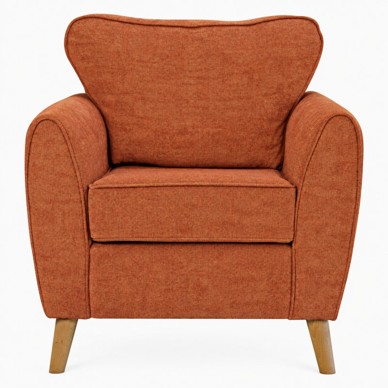 Upholstered Fabric Armchair
