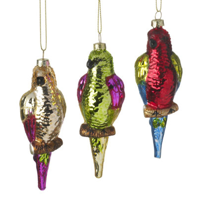 5cm Glass Animals Hanging Figurine Ornament