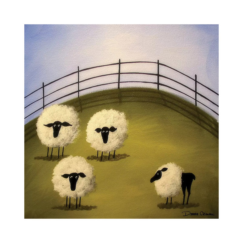 The Compromise by Debbie Criswell - Print on Canvas, 30.48 cm H x 30.48 cm W, Wrapped Canvas