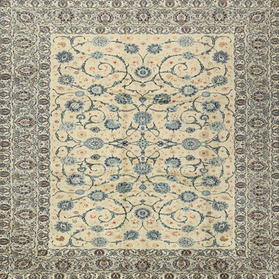 Tapis traditionnel gris / bleu