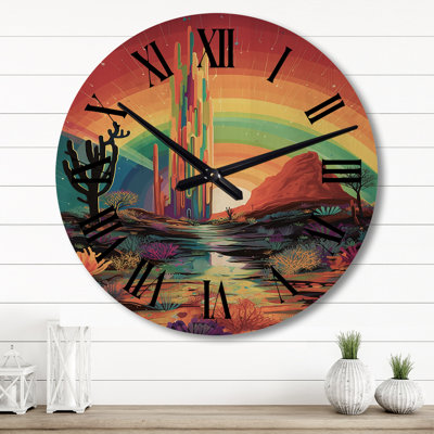 Horloge murale Saguaro