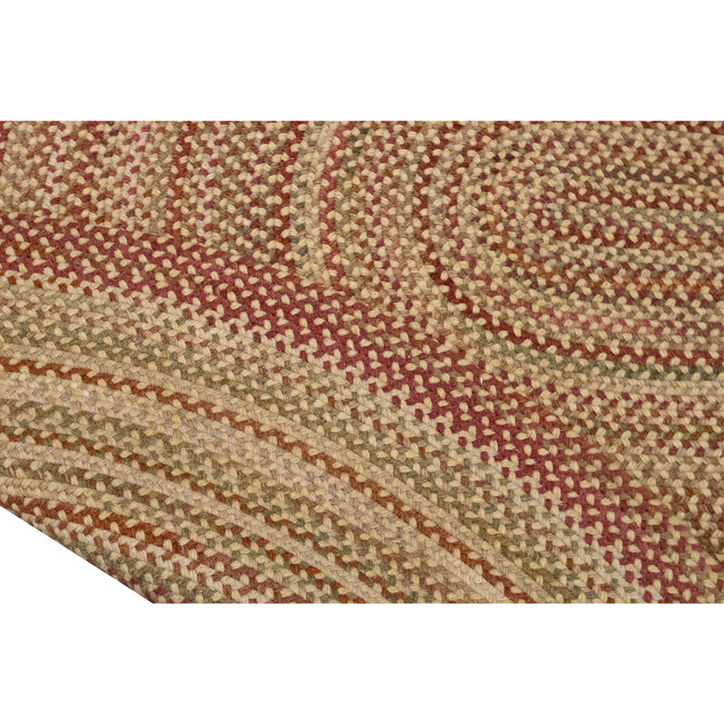 Hand Knotted Wool Area Rug in Wheat