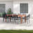 Anautica 8 - Person Eucalyptus Solid Wood Patio Dining Set Rectangular Table