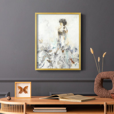 «Romantic Reflection II», reproduction encadrée - bois massif