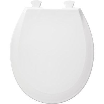 Siège de toilette rond en plastique