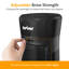 Cafetière glacée 20 oz pour café moulu, cafetière à infusion froide avec filtre à café réutilisable et pichet isolé, machine à portion individuelle pour la maison, contrôle de la force pour la saveur