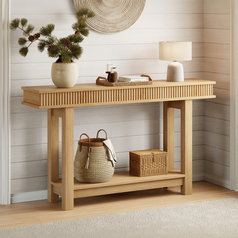 Table de salle à manger Farmhouse, Natural Wood
