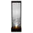 Clear Glass Panel with Embossed Leaves Waterfall Fountain