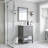 24'' Single Bathroom Vanity with Ceramic Top