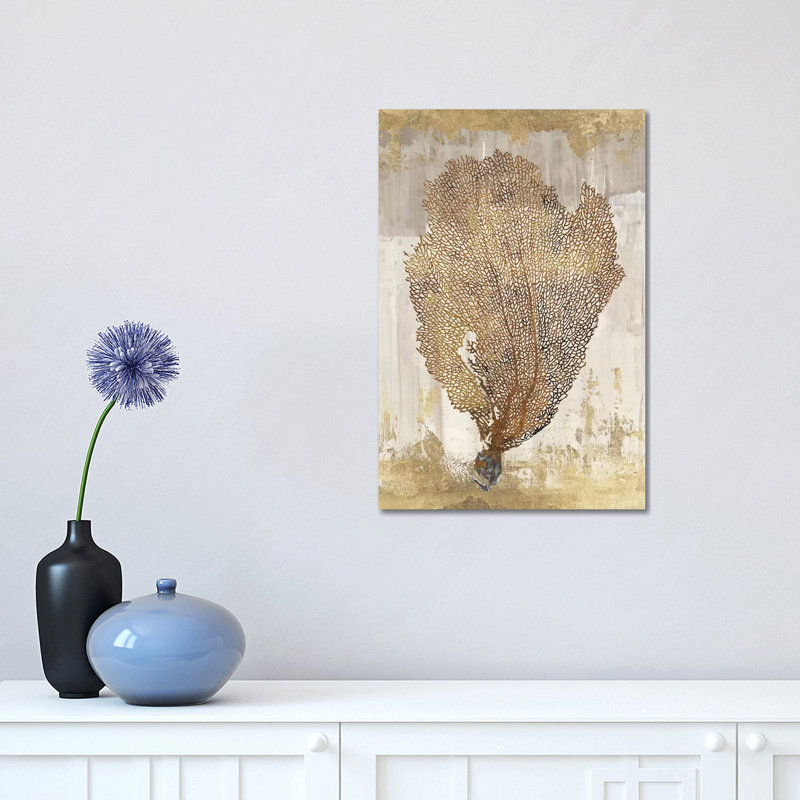 Coral Splendor III by Aimee Wilson - Wrapped Canvas Painting, 30.48 cm H x 45.72 cm W