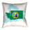 Coussin de l’oreiller de l’état de washington, coussin en sergé à double face/coussin euro