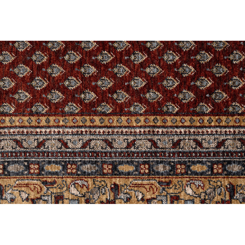 Beatrice Mir Oriental Area Rug, Rectangle 120 x 180cm, Red