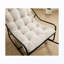 Chaise berçante d'extérieur avec coussin épais-129891670-129891671