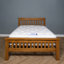 Westow Oak 5Ft King size 4'6 Double Oak Bed Frame-187367040-187367041