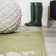 Zinnia Modern Floral Textured Weave Green/Cream Indoor/Outdoor Rug