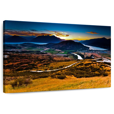 Alvord, paysage de la Nouvelle-Zélande