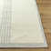 Rectangle Analeya Wool Area Rug with Non-Slip Backing