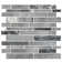 Interlocking Random Sized Glass Mosaic Sheet Tile