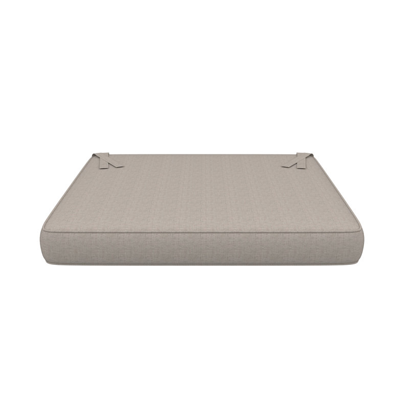 Sunbrella® Outdoor 3'' Dining Chair Seat Cushion, Cast Silver, 21" W x 19" D