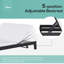 Chaise longue double inclinable avec coussins 47,25 po-1299513743-1299513740