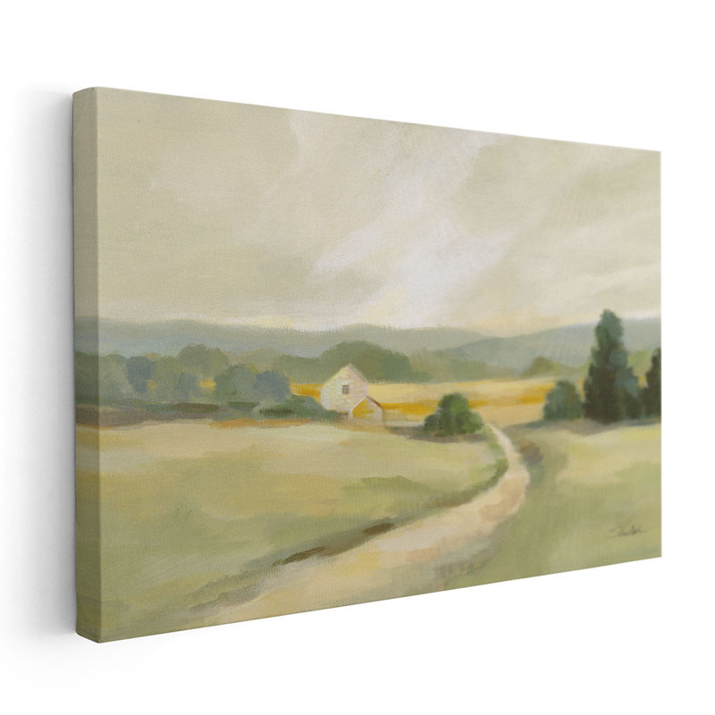 «Sage Hills Barn», reproduction d'art sur toile, H 40 po x l 60 po