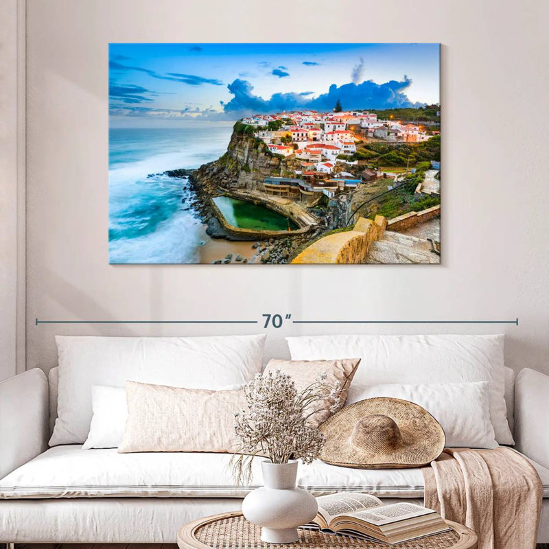 Nicci Azenhas Do Mar, paysage marin, H 32 po x l 48 po
