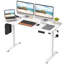 Bureau de travail électrique à hauteur réglable