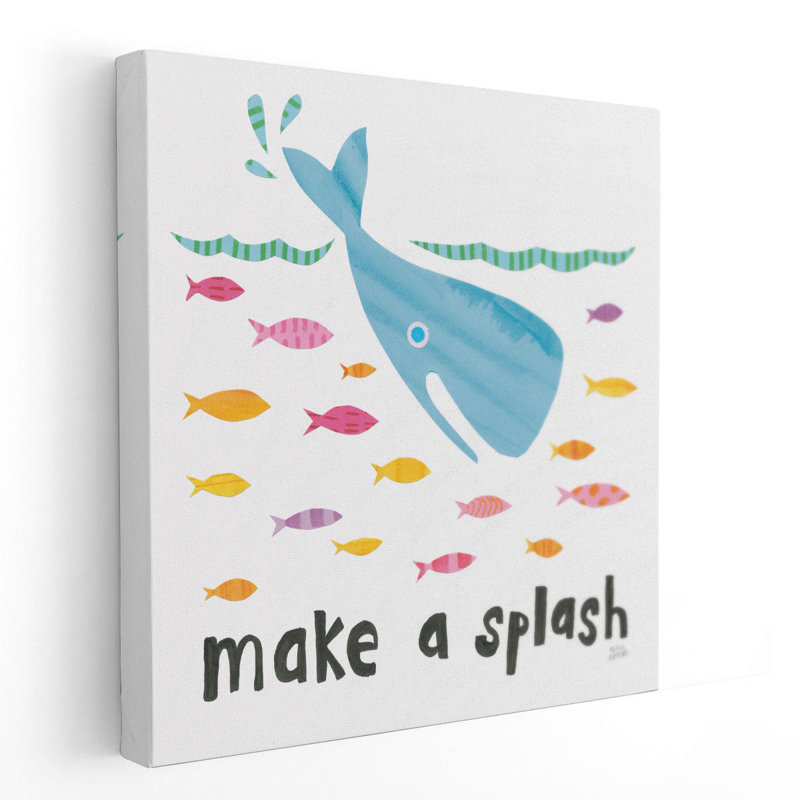 «Ocean Splash I», reproduction d'art sur toile, H 40 po x l 40 po