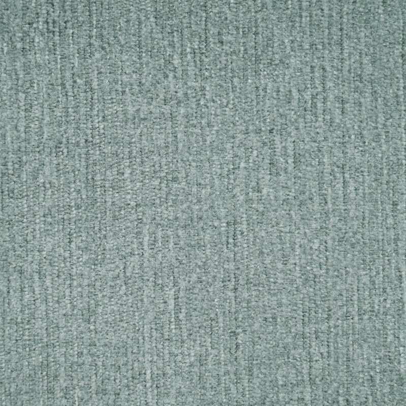 Canapé d'angle 3 places Havenly 94" en chenille avec pouf de rangement pour petits espaces, Blue Green