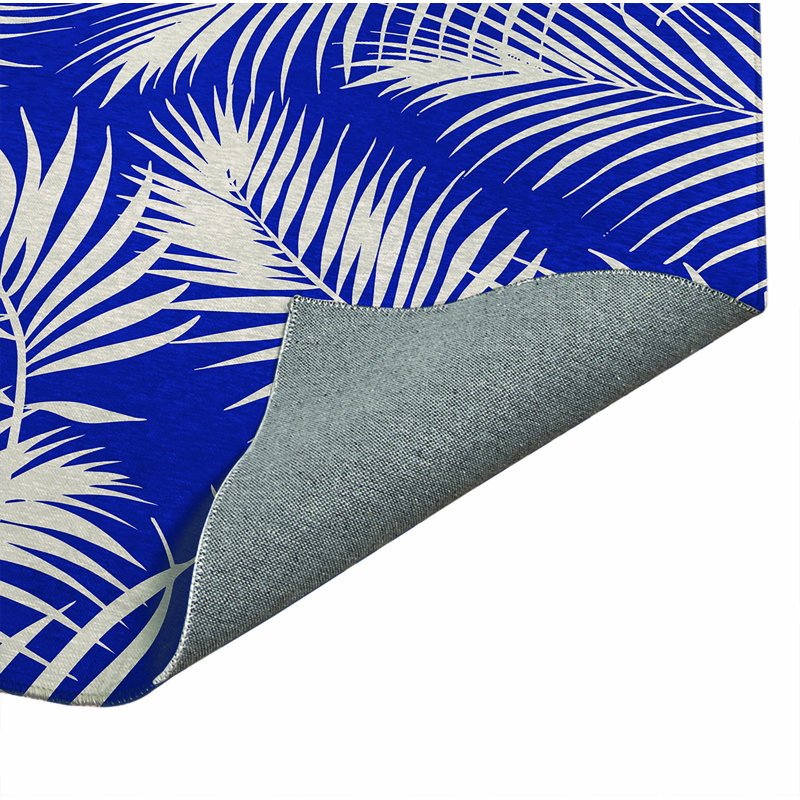 Paillasson Waving Palms, Marine, L 48 po x L 72 po