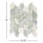 Ming Green Leaf Pattern Marble Mosaic Wall and Floor Tiles