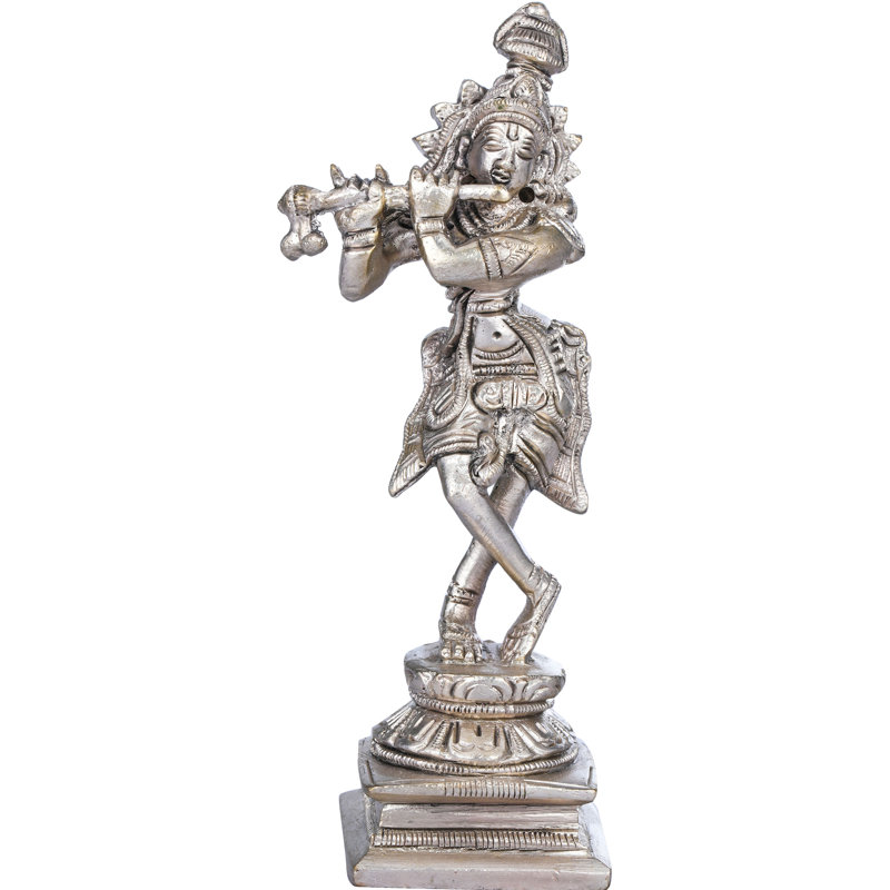 Statue de lord Krishna, Argent
