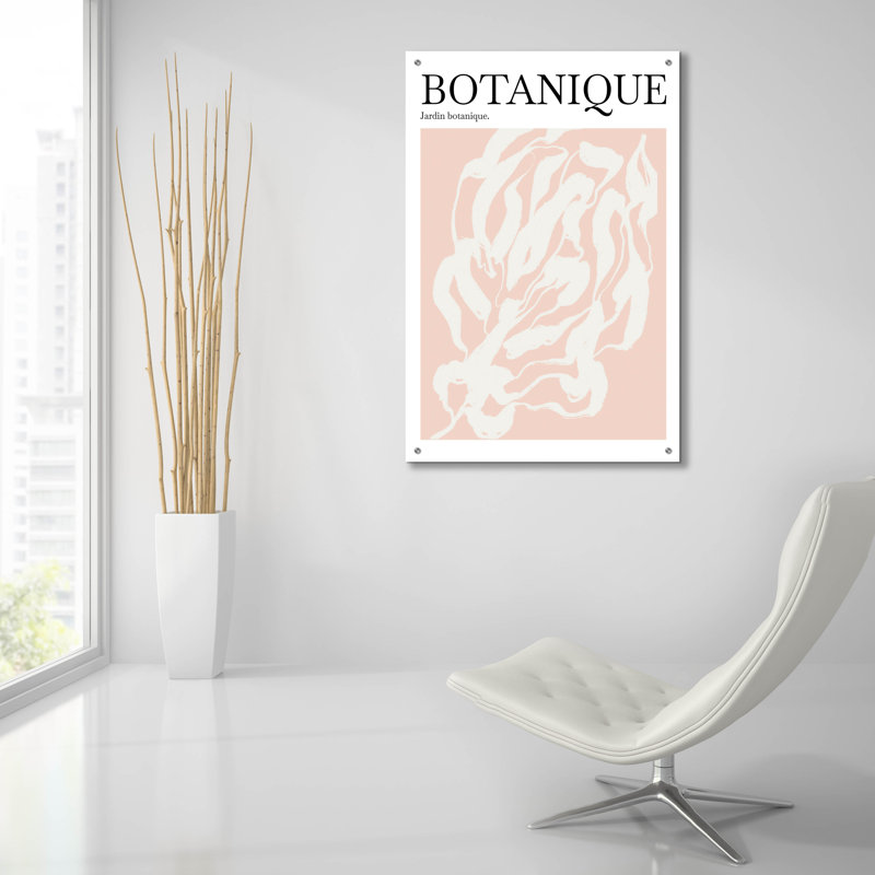 Orren Ellis «Jardin Botanique 2» par Incado, art mural en verre acrylique, ACR-49996, H 36 po x l 24 po x P 0,2 po