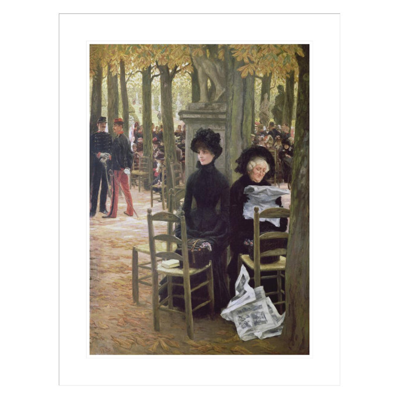 «With a Dowry (Sans Dot») par James Tissot - Reproduction giclée encadrée, H 29,5 po x l 22,77 po