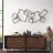 Abdiel Handmade Modern Abstract Wall Decor on Iron