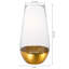 Larken Gold Clear 63.5cm Glass Table Vase