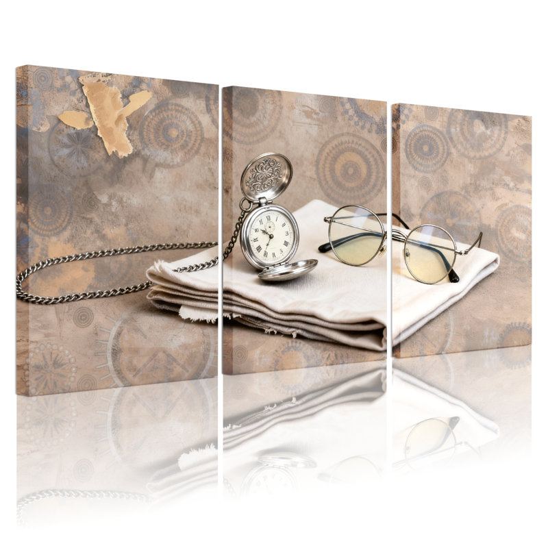 Ensemble de 3 impressions sur toile Fashion Fashion, H 30 po x l 60 po