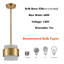 Luminaire suspendu en verre laiton-127657818