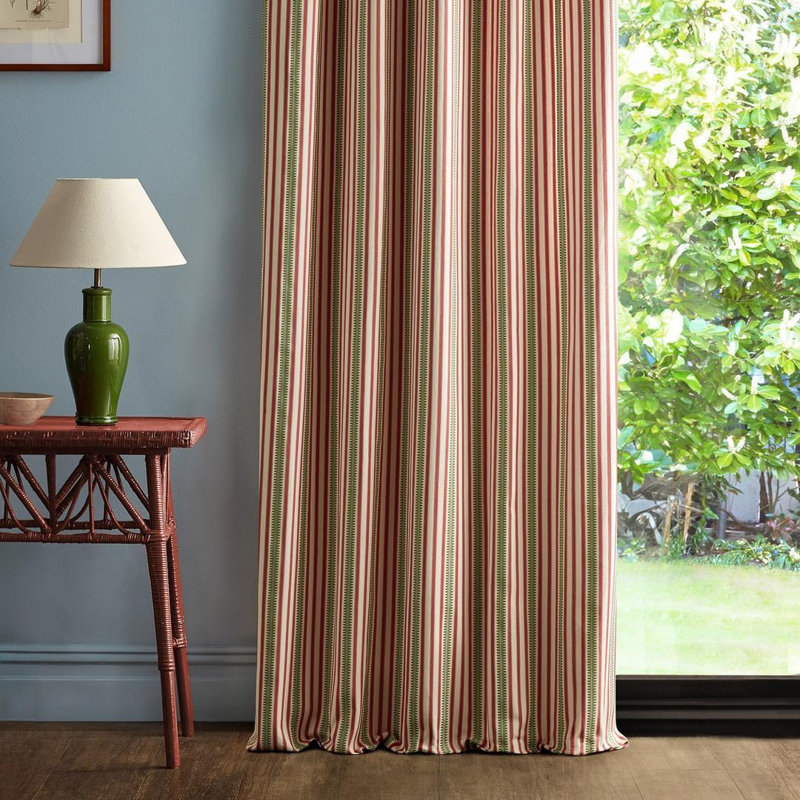 Barneby Stripe, Berry/Leaf