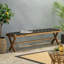 Banc d'extérieur Banff en bois d'acacia et tissage en corde