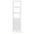 Acadian - Bath Storage Tower - Pure White