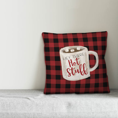  Hot Cocoa Throw Pillow
