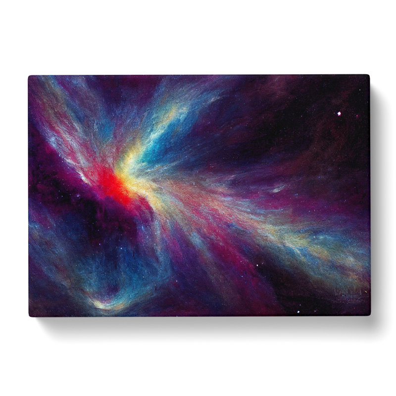 Neon Galaxy Vol.4 - Wrapped Canvas Print